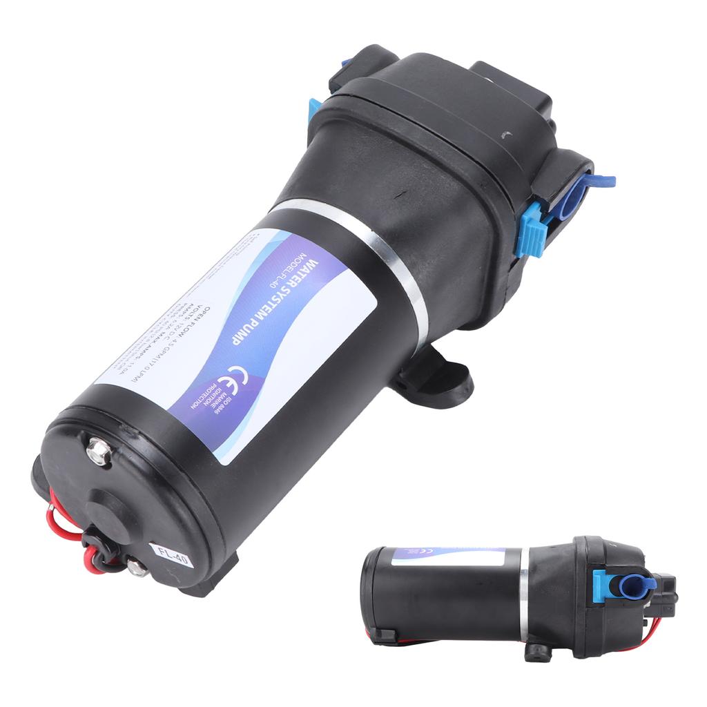 Water Pump Small Automatic Large Flow Bottling Equipment Multifunctional Engineering Plastic FL‑40 12V