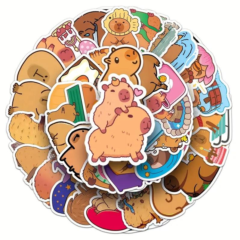 Стикеры Капибара capybara стикерпак наклейки набор наклейок 50 шт