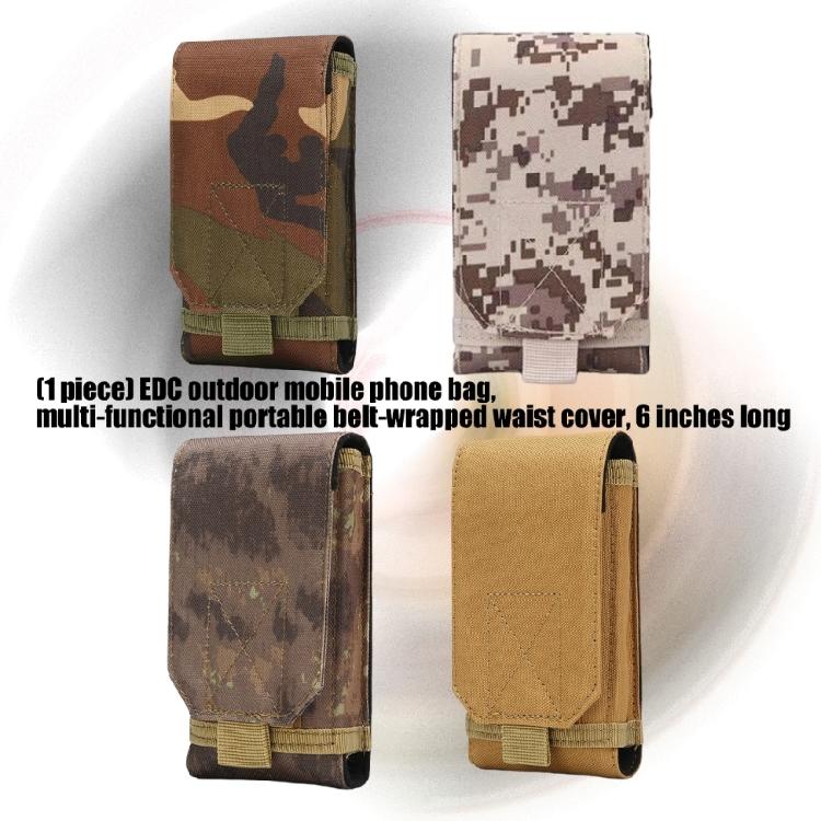 Outdoor Belt Pouch 6Inch Phone Holder Bag Waterproof Oxford Fabric Waist Pack For Photographers and Adventurers