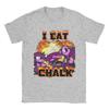 I Eat Chalk Susie Deltarune T Shirt Men Pure Cotton Vintage TShirts Round Neck  Tee Shirt Short Sleeve Clothing Big Size