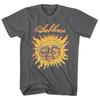 Men's Sublime Yellow Sun Slim Fit T-shirt X Charcoal