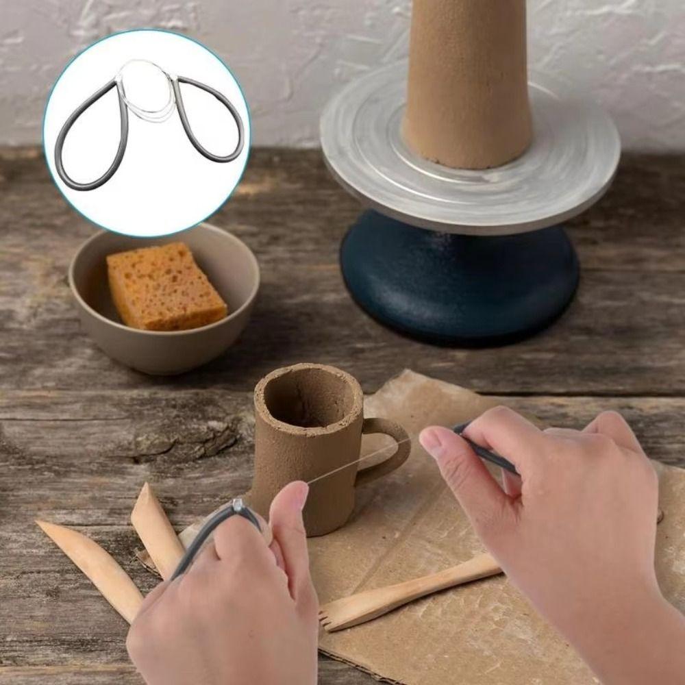Гончарное дело Сделай сам Керамика Стальная проволока Волочение проволоки Резак для глины Глиняная скульптура Линия для резки глины