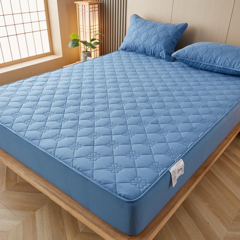 Waterproof Mattress Cover Elastic Matress Protector Double Bed Sheet Cover Bed Cover (Without Pillowcase)
