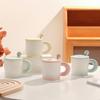 High Looking Small Fresh Ceramic Water Cup Creative Simple Macaron Coffee Cup Home Couple Office Mug