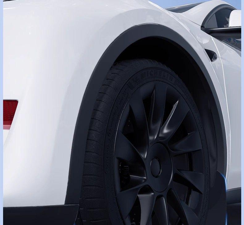 Model Y3 Mud Flaps: No-Punch Skins, Exterior Accessories for Model Y