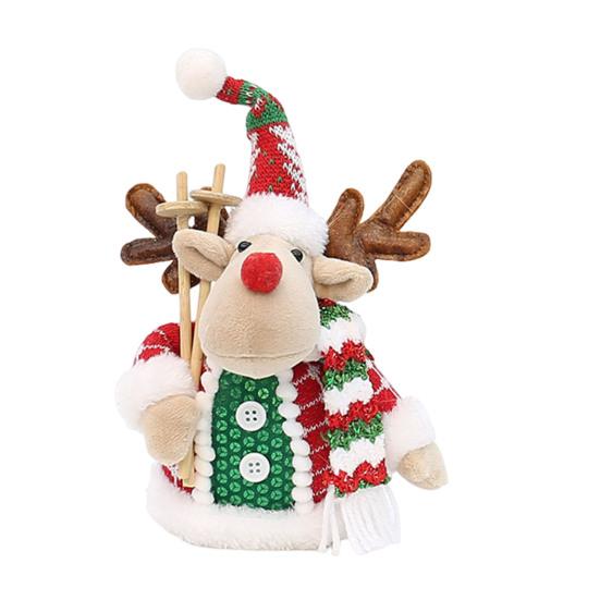 Рождественские украшения Олень Снеговик Орнамент Мультяшный Праздничный Подвесной Декор для Дома Вечеринки Дерева Внутри Снаружи Рождественское Украшение