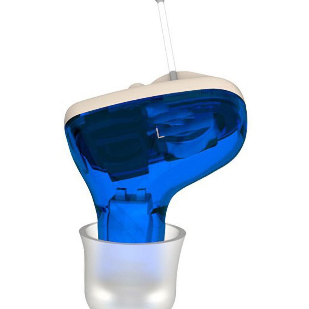 Усилитель слуха Невидимый Регулируемый Громкость Шумоподавление В Канале Ушной Усилитель Звука Красный Левый