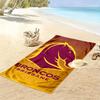 Brisbane Bold Print Beach Towel, Large Soft Quick Dry Towel for Beach Camping Swimming