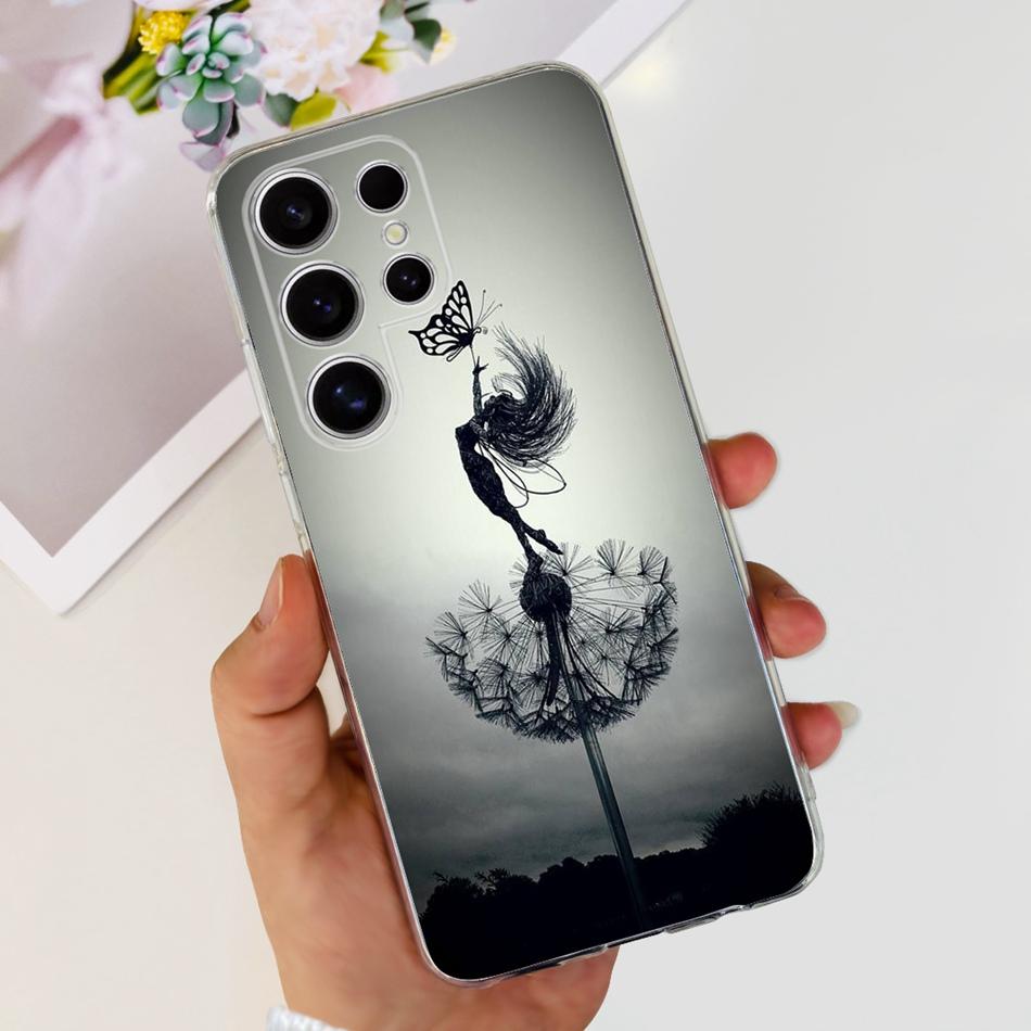 For Samsung Galaxy S24 Ultra S24 Plus (S24+) S24 5G Phone Case Samsung S24Plus S24Ultra Fashion Cool Pattern Soft Silicone Cases