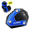 New For HONDA CBR650R CB650R CB 650R CBR 650 R -2023 Motorcycle Accessories Kickstand Side Stand Enlarge Pad Free Valve Caps