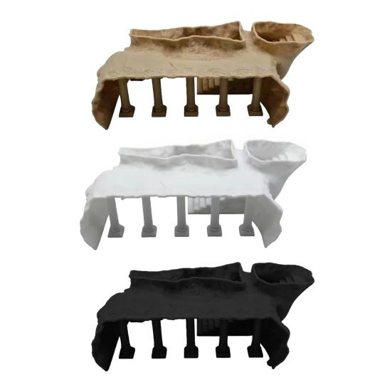 Аквариумная пещера-тоннель Yousheng Римская колонна под гравием Тоннель Укрытие для аквариумных рыб и креветок Укрытие для мелких рыб и креветок со смотровыми отверстиями для петушков и креветок