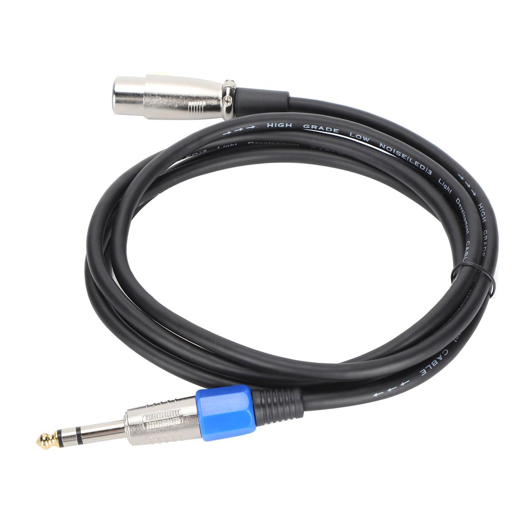JORINDO JD6015 XLR Female to 6.35mm Jack Balanced Signal Cable XLR to 1 4 Inch Microphone Cable 2 M