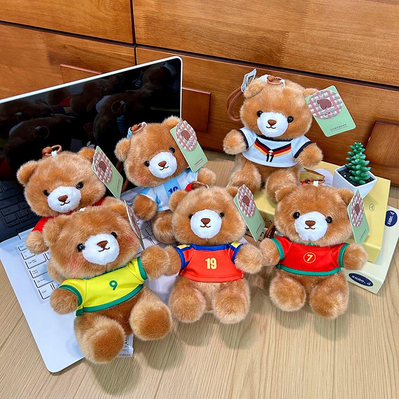 World Cup Football Bear Doll Plush Doll Fan Souvenir Club Souvenir