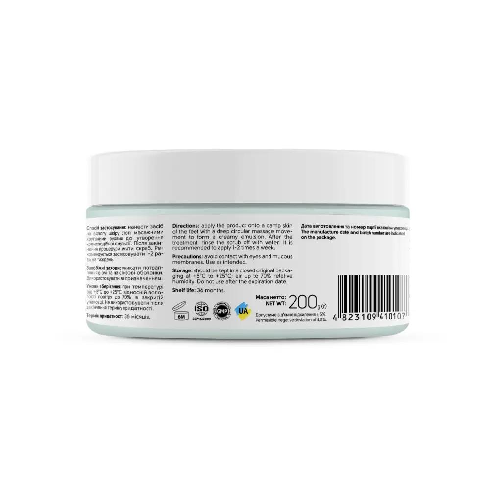 Cooling Foot Scrub with Menthol and Mint Oil Shelly 200 G