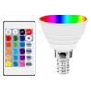 LED Light Bulbs RGB Light Cup 16 Color Changing 85-265V E14 Remote Control Smart Spotlight Bulb
