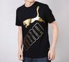 Men's T-Shirt PUMA Set-in Sleeve T-Shirt Men's Black Gold