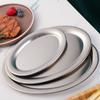 Non-Stick Korean Style Barbecue Pan Multipurpose Dinner Plates Stainless Steel Barbecue Pan  Dining