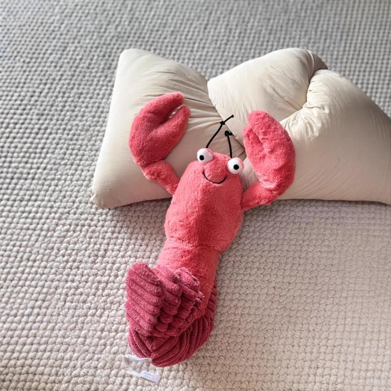 JC Lobster LARRY Series Plush Stuffed Doll Cute Plush Lobster Soft Cartoon Chidren Toy Bag Charm Desktop Decore Girl Boy Gifts