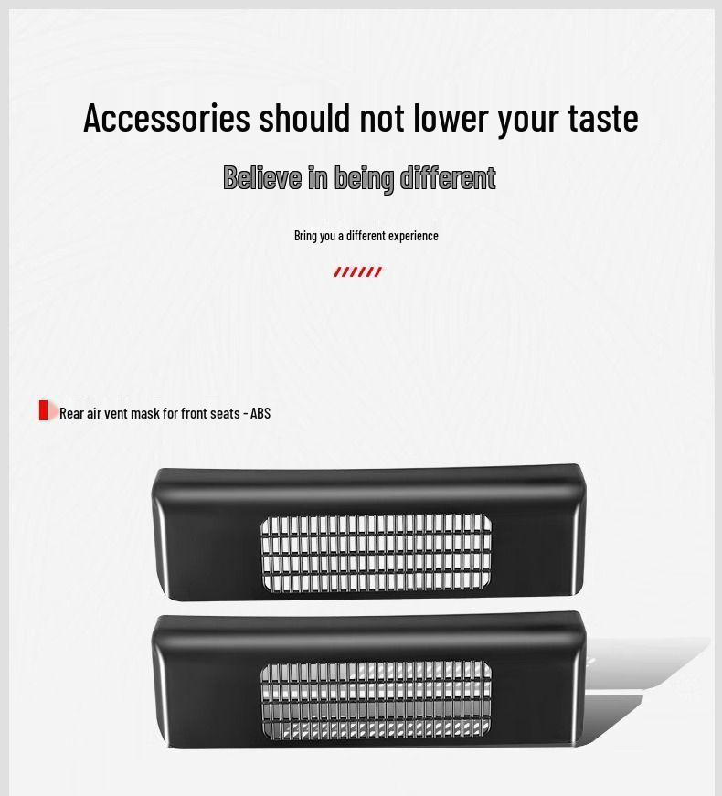 Toyota Sienna Under-Seat Air Outlet Grille Decorative Grid and Anti-Block Sticker