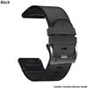26/22mm Leather Silicone Watchband Strap For Garmin Fenix 6 6X Pro Sapphire GPS 7 7X 5 5X Plus Quick Release Watch Band Bracelet