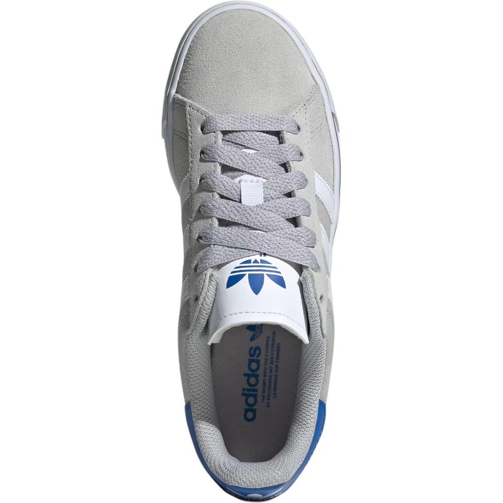 adidas Оригинальные кроссовки Campus Low top для детей, скейтбординг, серый Two/Cloud White/Синий, Подростковые IH8039