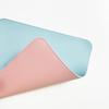 30x60 см большой двухсторонний коврик для мыши из натуральной кожи премиум-класса, двухсторонний EGRET blue baby (аквамарин и розовый)