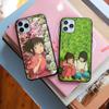 Case for Xiaomi Poco X6 X4 M5 M6 F5 F6 C65 C55 C50 C51 C40 Redmi Note 7 8 14C A3X 13C 12C 11 10A 9C Pro Black Sofe Cover WI60 Spirited Away