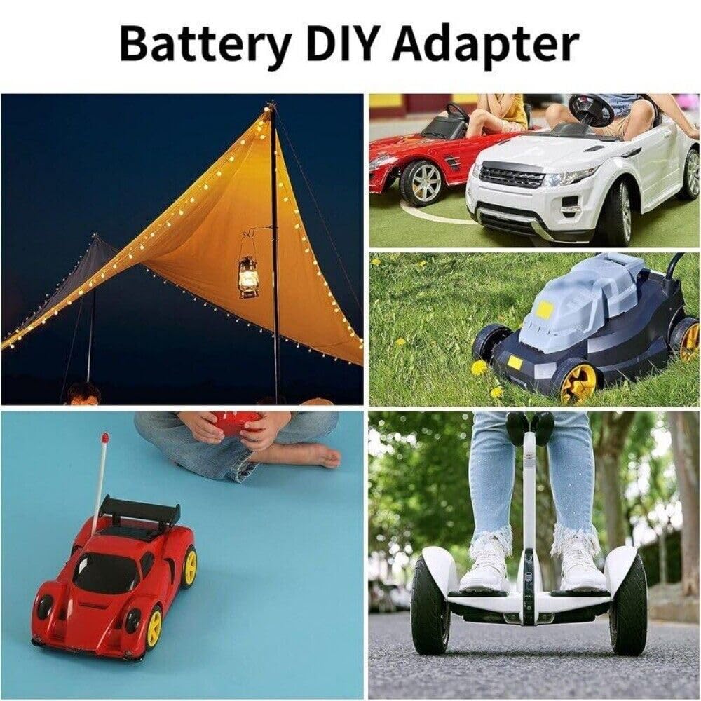 Battery Adapter for Makita/Bosch/Milwaukee/Dewalt/Black&Decker/Ryobi 18V 20V Li-ion Battery DIY Power Wheel Adapter Dock Holder