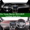 Для Toyota Harrier XU60 ASU65 2013-19 Коврик на панель приборов Покрытие панели приборов Солнцезащитная накладка на панель приборов Коврик на панель Защита от грязи Декоративные элементы