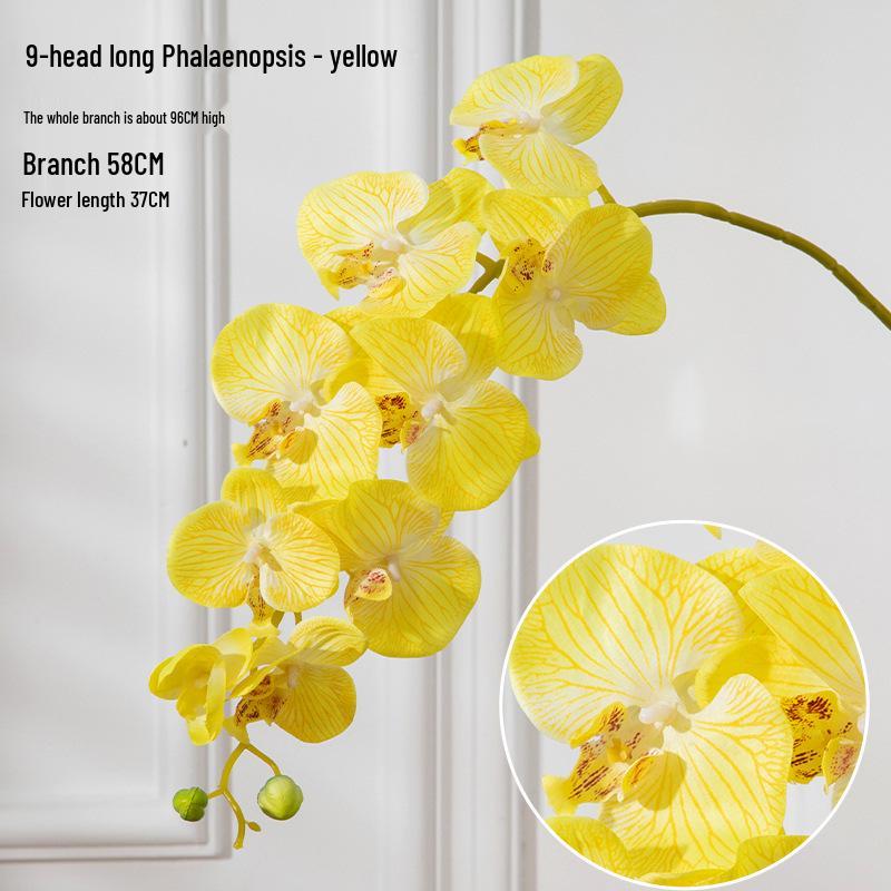 Роскошный реалистичный искусственный цветок фаленопсиса для свадеб и домашнего декора