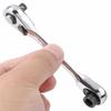 High Quality Double-Ended Mini Ratchet Wrench Bit Handle Small Fly Socket Screwdriver Repair Tool with Metric Measurement System