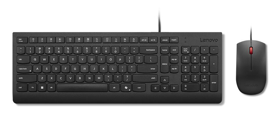 Lenovo 300 Keyboard Universal USB QWERTY US English Black