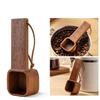 Walnut Wood Coffee Measuring Scoop Wooden Home Barista Accessories Coffee Spoons Home Office
