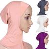 Soft Solid Color Women Full Cover Scarf Cap Underscarf Neck Head Bonnet Hat