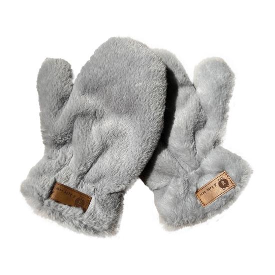 1 пара зимних варежек из искусственного меха, мягкие пушистые флисовые плюшевые женские перчатки без пальцев, уличные ветрозащитные теплые толстые термоперчатки для холодной погоды