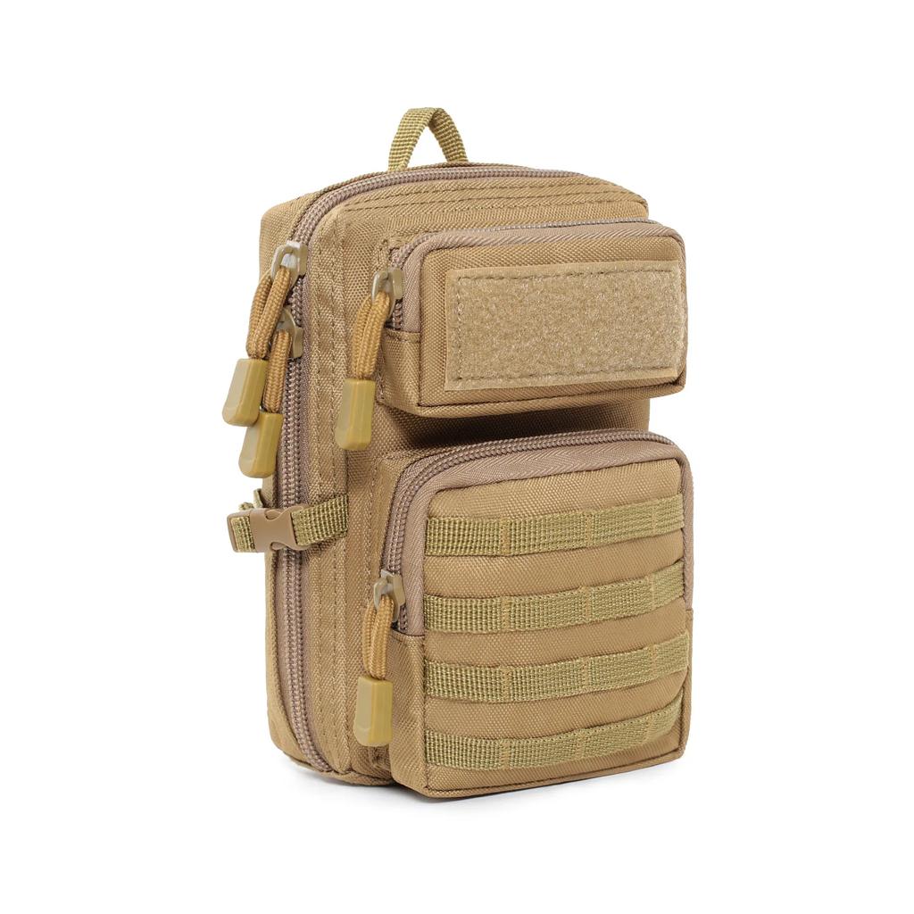 Многофункциональная сумка Molle Hip Waist EDC Bag Большая вместимость Кошелек Держатель для телефона Сумки Кемпинг Походы Охота Поясная сумка