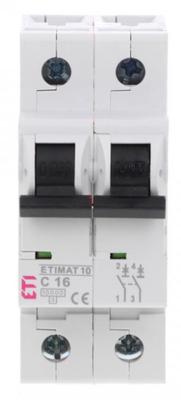 Circuit Breaker 2P C 16A 10Ka Ac Etimat10 002133716