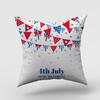 Новая наволочка на подушку ко Дню независимости США Американский логотип Уличный домашний декор Наволочка для подушки