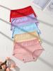 Женские хлопковые трусики с высокой талией, формирующее тело нижнее белье, дышащие трусики для девочек, сексуальный принт, удобное женское белье