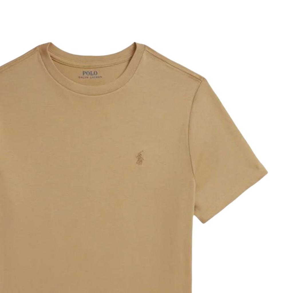 Polo Ralph Lauren Однотонная футболка с логотипом, с круглым вырезом, с коротким рукавом, детские топы 323832904-194