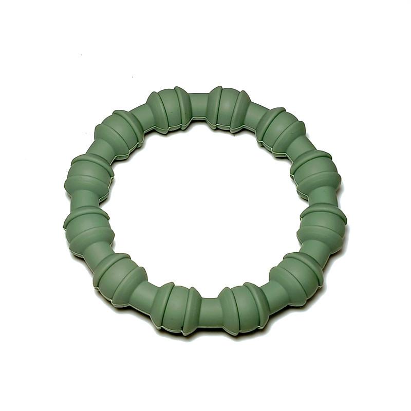 1/9pcs Baby Silicone Teether Children's Bracelet Baby Teething Stick Children's Oral Muscle Trainer Biteable Water Boiler