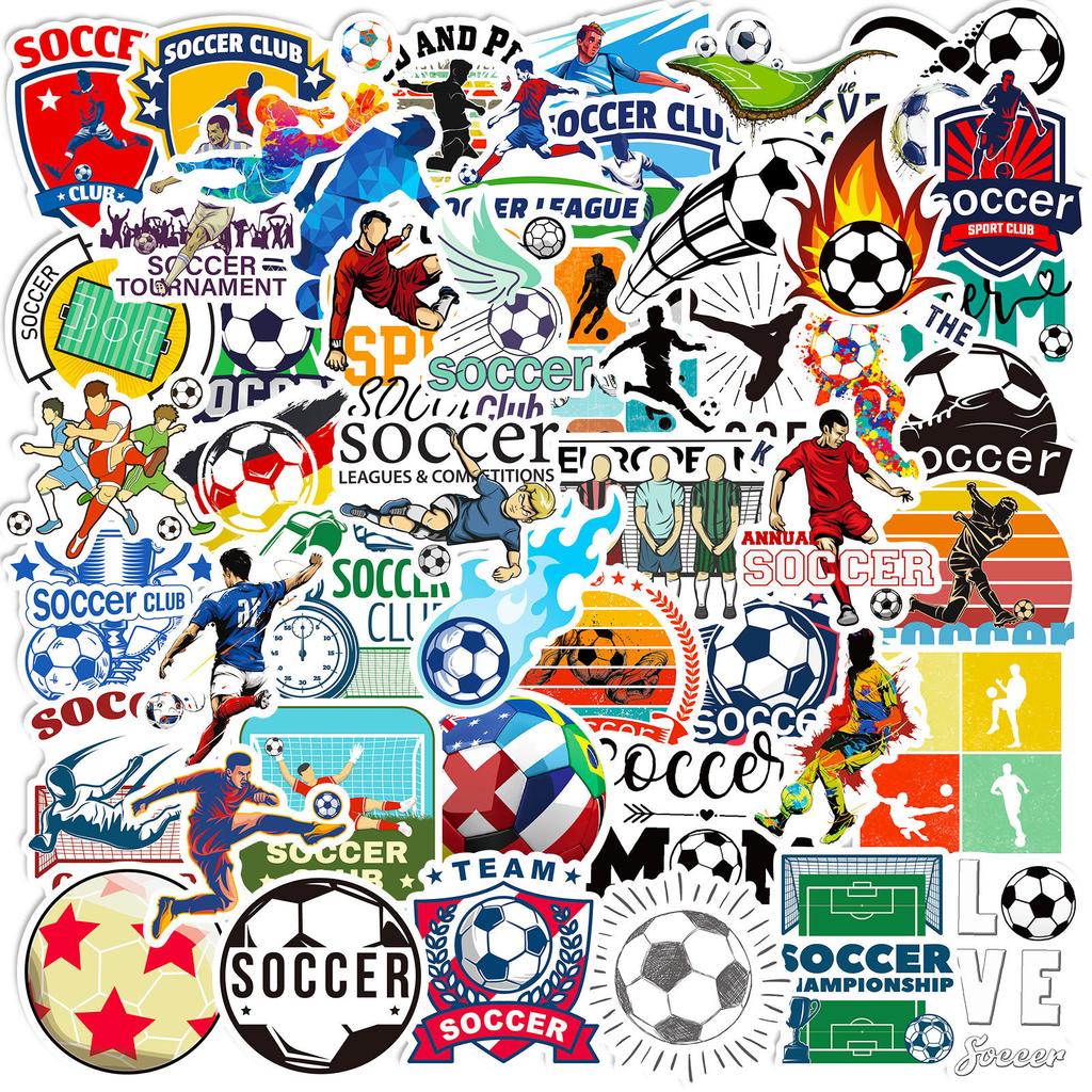 50 Наклеек Temu Green Football Американские Детские Футбольные Наклейки Футбольные Наклейки