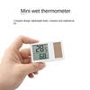 69HF Solar Powered Thermometers Mini Thermo-Hygrometer for Home Baby Room Office