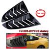 Rear Side Window Vent Louver Cover Trim 1 Pair  Fit For Ford Mustang 2015-2018 Car Accessories Replacement Aerodynamic