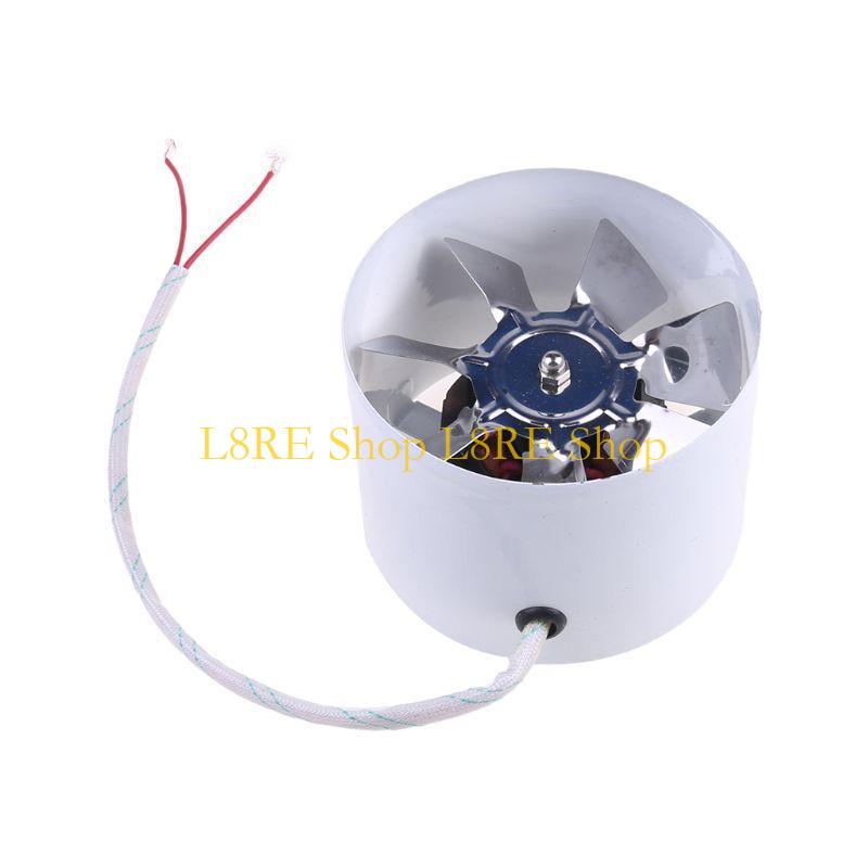 L8RE 4 Inch Duct Air Ventilator Wall Window Pipe Exhaust Fan Metal Exhauster Ceiling