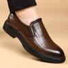 Высококачественные осенние новые мужские формальные кожаные туфли, деловые элегантные туфли для вечеринок, мягкие удобные туфли, которые облегают ногу
