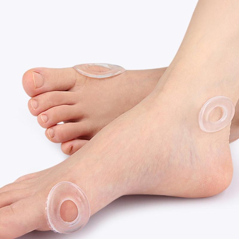 4 шт. водонепроницаемые подушечки для пальцев ног овальные гелевые подушечки для мозолей от натирания многоразовые наклейки для мозолей защита от мозолей