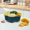 Divided Hot Pot Vegetable Platter Detachable Food Preparation Plate Snack Serving Tray Fruit