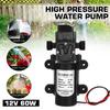 60W DC 12V 5L/min Water High Pressure Diaphragm Self Priming Pump Micro High Pressure Car Washing Spray Water Pump