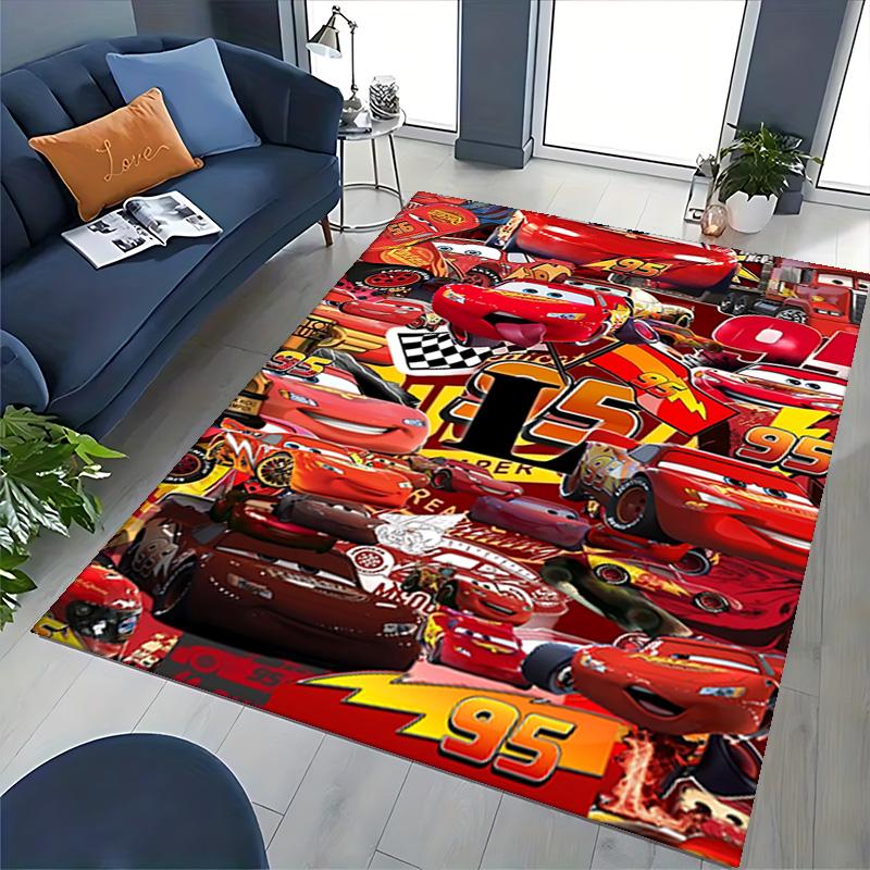 1pc Cars Movie Poster Collage Carpet Rug for Bedroom Living Room Decor Sofa Home Game Area Rug Non-slip Floor Mat. D0730057